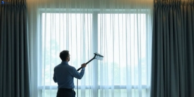 Commercial drapes cleaning service denham-court-nsw hotels offices